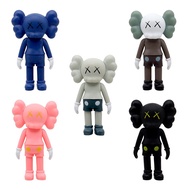 5Pcs/Set 8cm KAWS Anime Figure XX Eyes Q Version PVC Action Figures Model Doll Toys Car Room Desktop Decoration  Birthday Gift For Friends