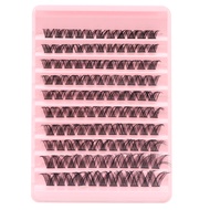 DIY D Curl Eyelash Extension Kit with 8-16mm Mixed Clusters