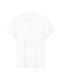 AIIZ (เอ ทู แซด) - เสื้อโปโลผู้หญิงสีพื้นปักโลโก้ผ้าคอตตอนโพลีเอสเตอร์ Women’s AIIZ Polo Shirts Cotton Polyestern