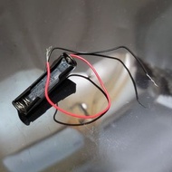 AAA 3A 電池盒 無蓋 盒座 一節 1節 1.5 V 帶線 DC 免焊 強光 電筒 收音機 頭燈 電池 直出 插頭 插座 STEM STEAM STREAM 中學 小學 科學 教學