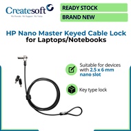 [READY STOCK] HP Nano Master Keyed Cable Lock for Laptop Notebooks (1AJ39AA)