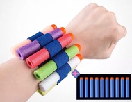 SG Ready Stock - bullets wristband + 50 foam bullets - compatible for nerf gun