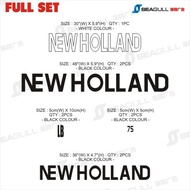 New Holland LB75.B Backhoe Loader Decal Kit Sticker / Pelekat / Crane Body Sticker