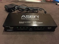 [EL077-2] ASEN HDMI 4入2出 分配器 切換器 矩陣器 AH3SW-423