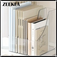 Zeekea Design Plastic Slim Vertical File Folder Bin Storage Organizer with Handle