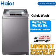 [KV & N9 Hantar pakai Lorry] Haier Fully Auto Washing Machine (Mesin Basuh) 6KG/ 7KG | 8KG/ 9KG/ 10K