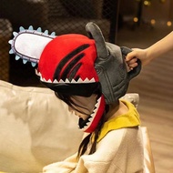 Denji Cosplay Saws Hand Headgear Pochita Anime Chainsaw Man Denji Cosplay Latex Mask Halloween Party