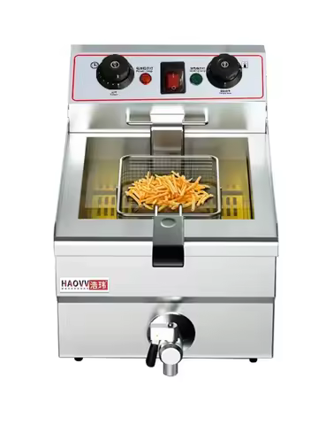 220V fryer Commercial electric fryer Large capacity electric fryer deep-fried dough sticks C
