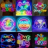 Gamer Neon Sign Gamepad Shaped Led Neon Gaming Signs for Boys Room, Dimmable Led Game Controller Neo