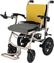 Fashionable Simplicity Cushion Lightweight Compact Power Chair Foldable Electric Wheelchair With Folding Pedal Cart Disabled Scooter Compensatory Action Capability