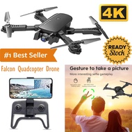 Drone R8 Dual Kamera Pro 4K 1080p Full HD WiFi Optical Flow Postitioning Gesture to Take Picture Drone Lipat