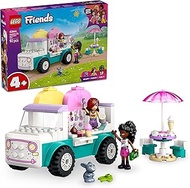 LEGO Friends Heartlake City Ice Cream Van Toy 42644, Pretend-Play Food Set, Building Kit for Kids' C