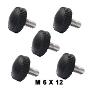 EELIC SEP-Y6X12 Contents 5 pcs yuria screws yuria iron screws outer thread screws 6x12 anti-rust