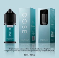 Salt Nic DOSE SPEARMINT Saltnic 40mg 30ml Nicotine Liquid Vape Mint OFG