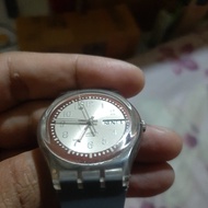 jam tangan swatch swiss original second