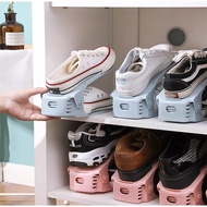 Plastic Shoebox Shoes Organizer Space Saver Holder Shoe Convenient Storage Stand Shelf