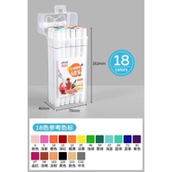 Marker Pen / Colored Pen / Acrylic Double-Headed Colored Marker / Acylic Marker 18 Colors JD-888 Wat