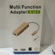 USB3 >> 2USB+CARD+LAN Adaptor