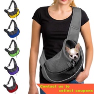 🌠 Pet Dog Cat Sling Carrier Breathable Travel Safe Sling Bag Puppy Kitten Outdoor Mesh Oxford Single Comfort HandbagPet