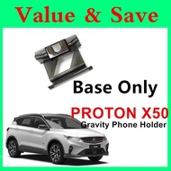 Proton X50 X-50 Phone Holder Accessories Custom Fit Gravity Car Mobile Mount Carbon Look Aluminum Al
