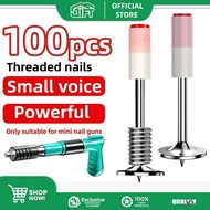 【Free Nut】GIFT Nail Gun Ceiling Artifact Rivet Nail Fastener Threaded Nail Round Nail,Nail Gun Cordl