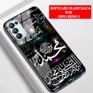 SC - Softcase Glass Kaca OPPO RENO 5 - Casing Hp OPPO RENO 5 - S14 - Pelindung hp OPPO RENO 5 - Silikon Handphone OPPO RENO 5.