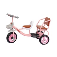 Children's Tricycle Double Bicycle Baby Bicycle2-6Year-Old Tricycle Manned Pedal Stroller