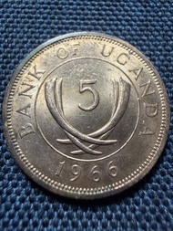 烏干達🇺🇬1966年5分硬幣