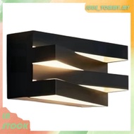 [99MY]Walkway Indoor and Outdoor Lighting Modern Outdoor Square Wall Lamp LED Villa Garden Porch Bed