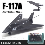 Night Hawk F117 Invisible Fighter Jet Model Alloy Airplane Childrens Toy Display Piece Completed Mod