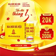 Bia Hơi Hà Nội - Thùng 24 lon 500ml