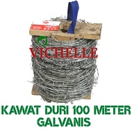 Kawat Duri Galvanis 100 Meter