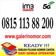 Nomor Cantik IM3 Indosat Prabayar Support 5G Nomer Kartu Perdana 0815 113 88 200