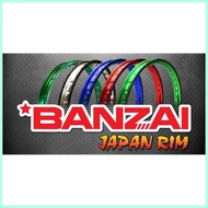 ♀ ☬ Banzai Rim Japan (SOLD Per PIECE) Rim Colored Alloy (1PC)