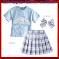 Kids Fashion Kuromi Design Shirt Tshirt for Kids Sanrio Cute T-shirt Kuromi Cinnamoroll Melody Latti