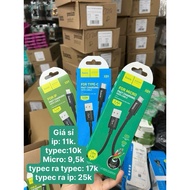 (ios,android) Hoco X89 Fast Charging Cable with Umbrella Cover, 1M Long, Anti-Tangle, Anti-Breakage