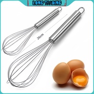 10-Inch Egg Beater No.1187 Length 26CM Dough Whisk Cream Hand Easy To Grip Hold