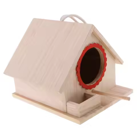 Parakeet Nest Box, Budgie Nesting House, Breeding Box for Lovebirds, Mini Pocket Birds Boxes, Hangin