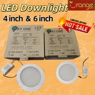 4" / 6" / 4 INCH / 6 INCH / WW / ROUND LED DOWNLIGHT / 12W / 16W / LAMPU SILING / OXY ONE