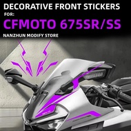Applicable to the front fairing side sticker decal stripe decal of CFMOTO 675SR 675SR 675SR-R motorc