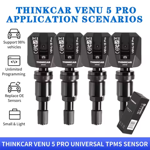 THINKCAR X431 VENU 5 Pro TPMS Sensor 315/433MHz Relearnable Tire Pressure Monitoring Sensor for THIN