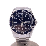 SEIKO mens watches 5 SPORTS quartz wrist watch analogues stainless BLK SLV 7S36-03C0 Direct from Jap