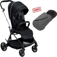 Chicco: One4Ever Lounge Stroller (Black Beauty) + FREE One4ever Snuggle Pod