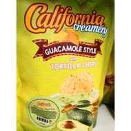 California creamery guacamole style with tortilla chips