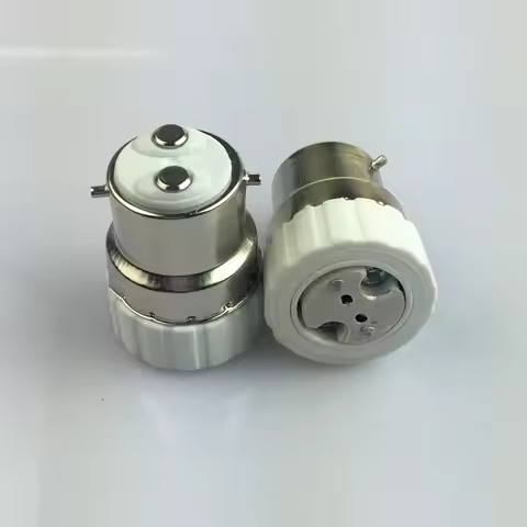 B22 to MR16 G4 GU5.3 Lamp Base Converter B22-MR16 B22-G4 B22-GU5.3 Bayonet Fireproof Lamp Bulb Holde