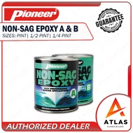 PIONEER Non-Sag Epoxy A & B Set Pint | 1/2 Pint | 1/4 Pint Epoxy Glue