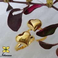 Special 916 Heart Gold Ring 916. Gold Love Ring