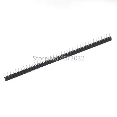 10pcs/lot 2.54mm Pin Header Female Single Row 40 Pin 2.54mm Round Pin Connector 1x40