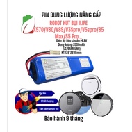 PIN NÂNG CẤP CHO  ROBOT HÚT BỤI ILIFE ILIFE X570/V80/V8S/V5S  PRO/X750/V3S/ V3S V5S PRO( LG/SAMSUNG 