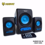 ลำโพงคอมพิวเตอร์#Bluetooth Speaker Nubwo Exsodus Pleasure NS-50 ลำโพงบลูทูธ 2.1 Bluetooth Speaker +A